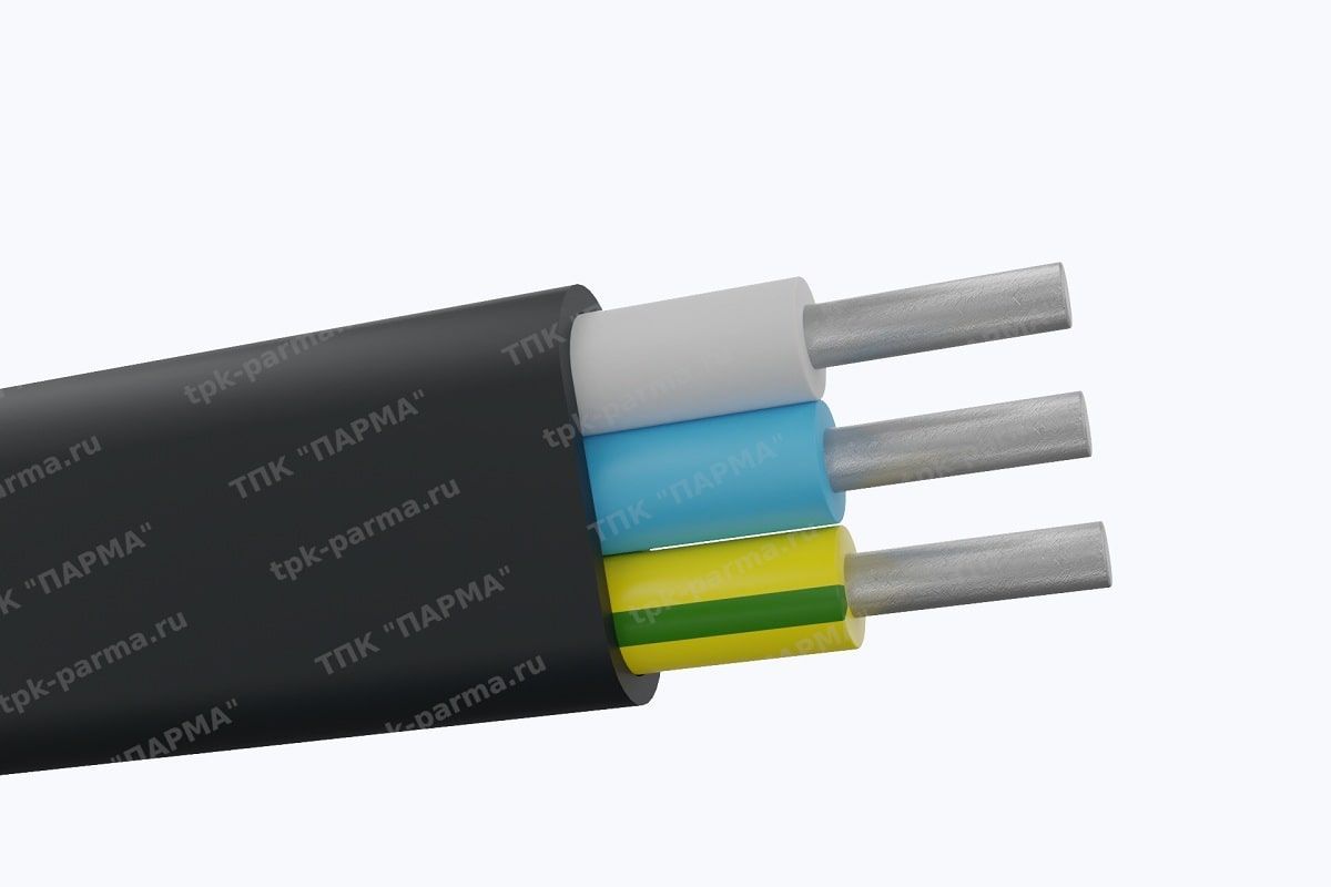 Фотография провода Кабель АПвВГ-П 3х6