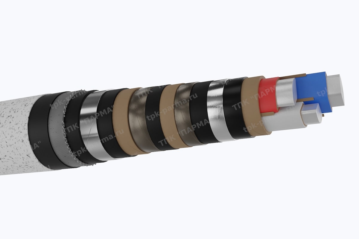 Фотография провода Кабель ЦАСБ2л 3х185 - 10кВ