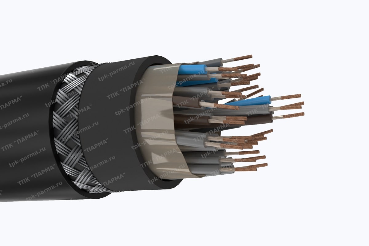 Фотография провода Кабель КНРпТЭк 54(27х2)х1