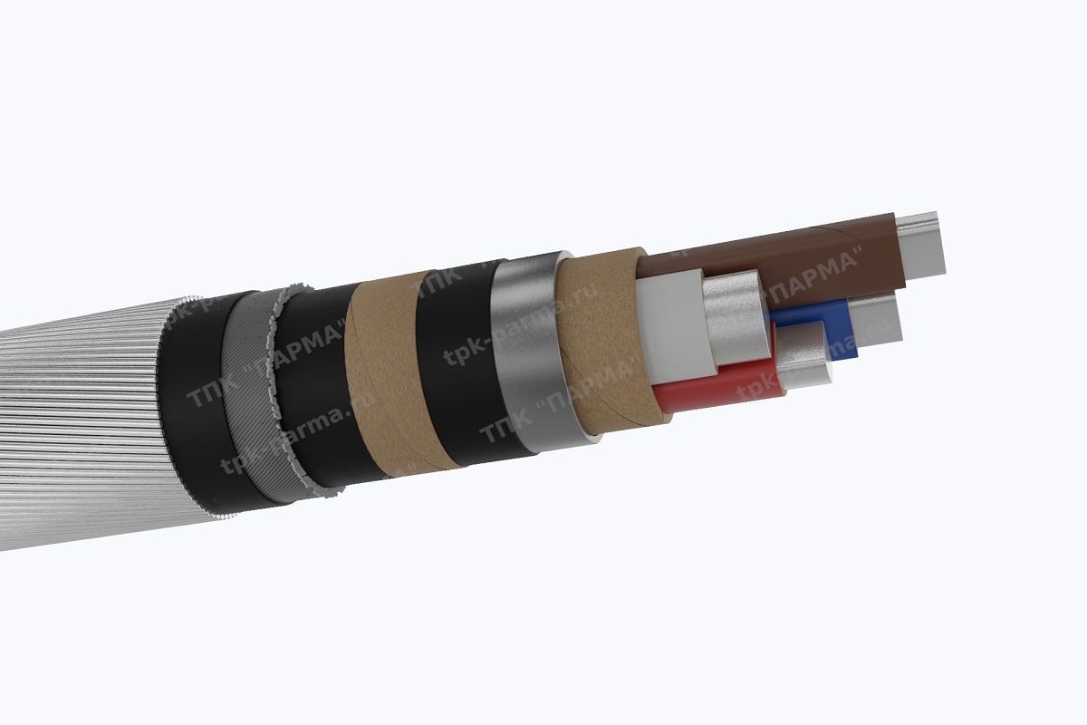 Фотография провода Кабель АСПГ 4х16 - 1кВ