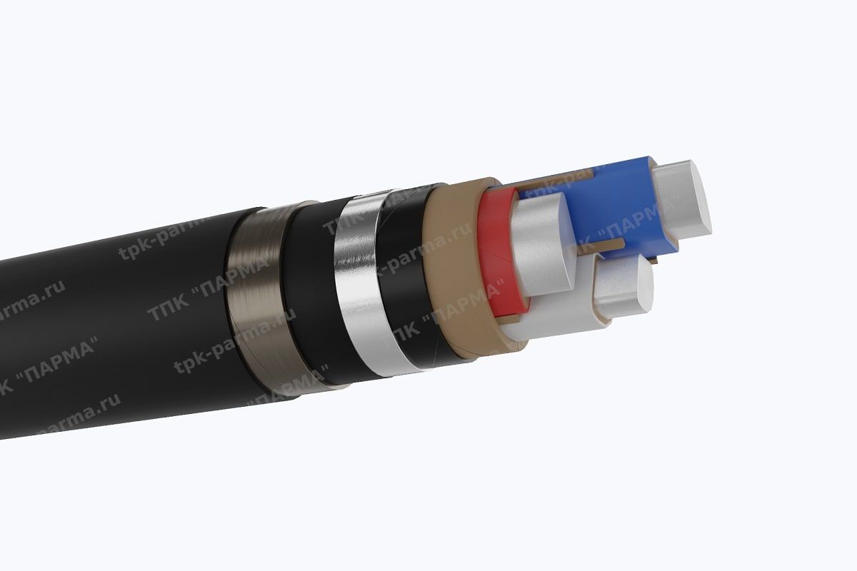 Фотография провода Кабель ААШнг 3х120 - 6кВ