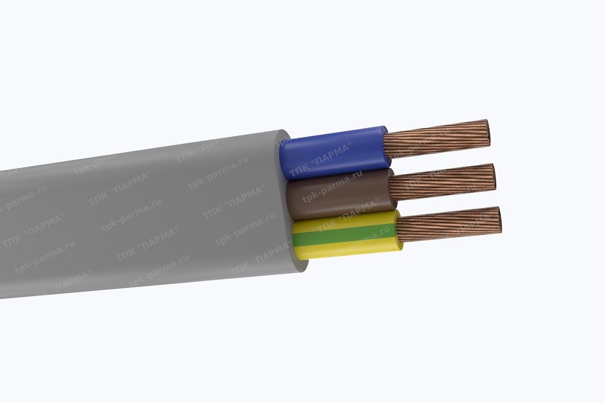 Фотография провода Кабель ПуГВВ-ХЛ 3х4