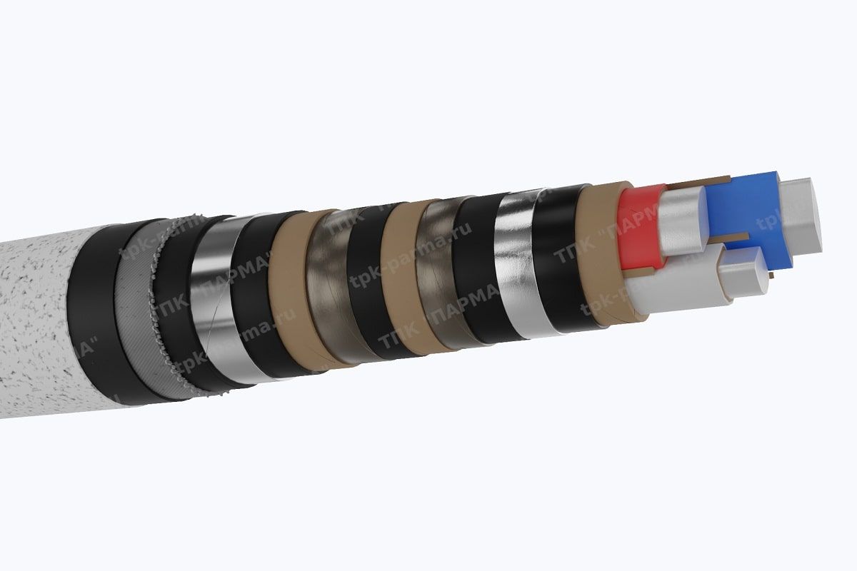 Фотография провода Кабель ЦАСБл 3х95 - 6кВ
