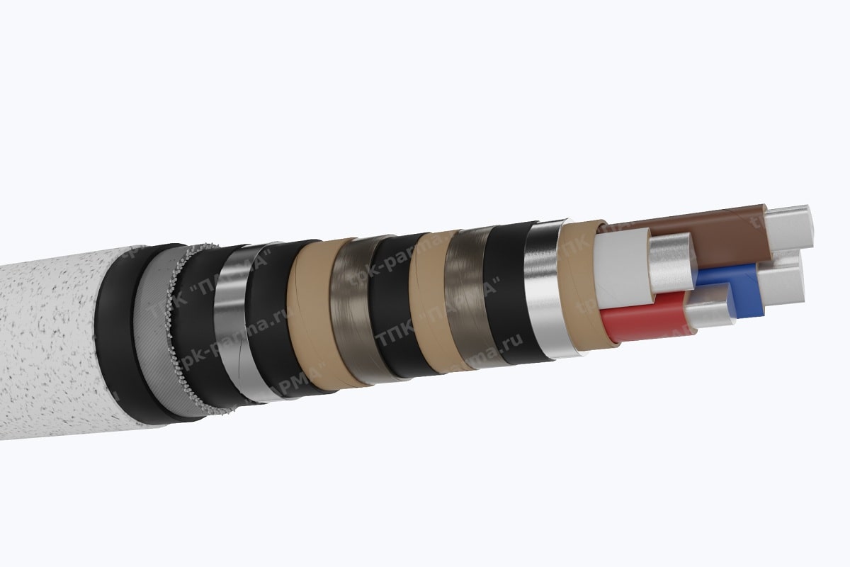 Фотография провода Кабель ЦАСБ2л 4х240 - 1кВ