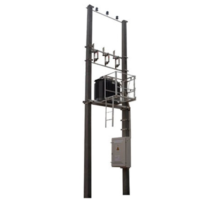 КТПс 25/10/0,4 двухстолбовая В/К